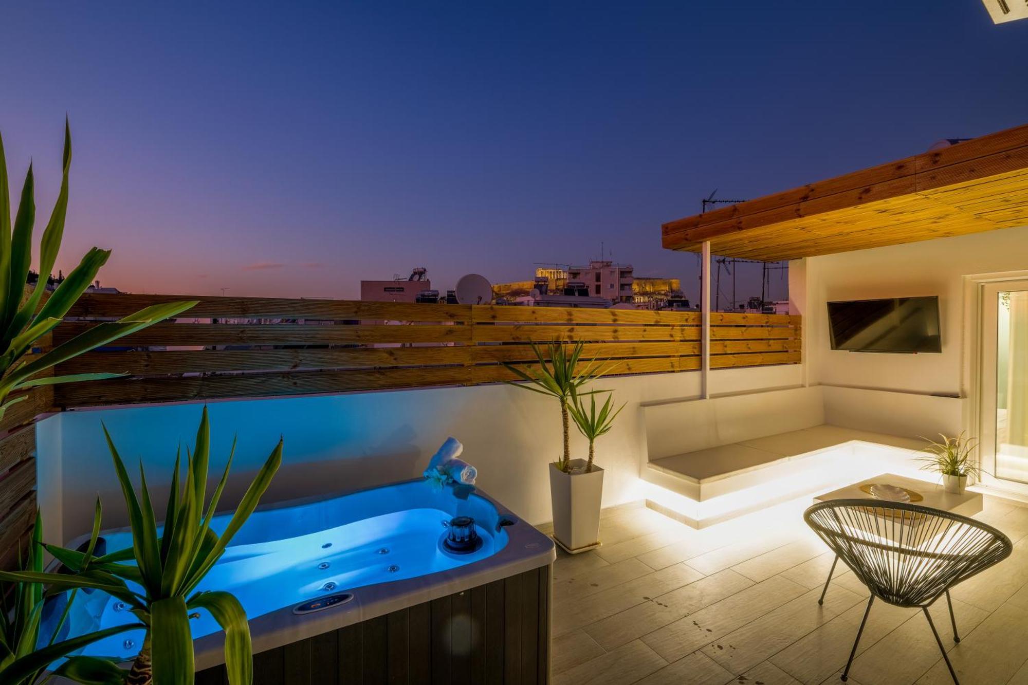 Acropolis View Luxury With Jacuzzi Appartement *